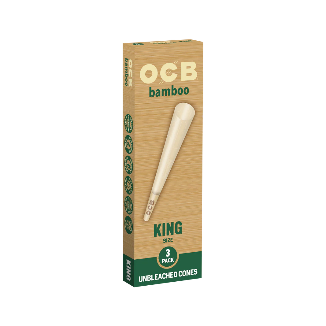 OCB Bamboo King Size Cones (3pk)