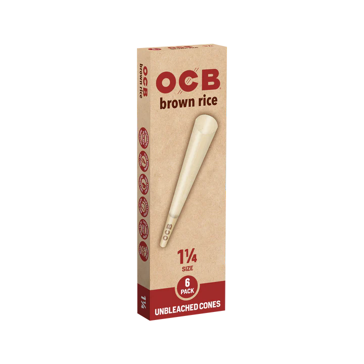OCB Brown Rice Cones 1 1/4 (6pk)
