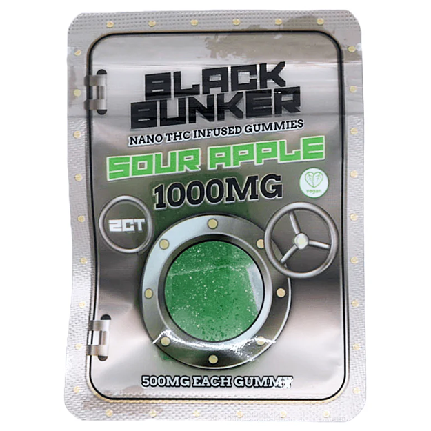 1000mg Each Bag Sour Apple