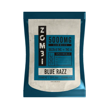 5000mg - Delta 8+THCA- Blue Razz