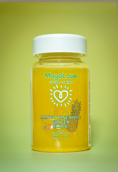 200mg Delta 9 THC Mango Pineapple Ginger Elixir