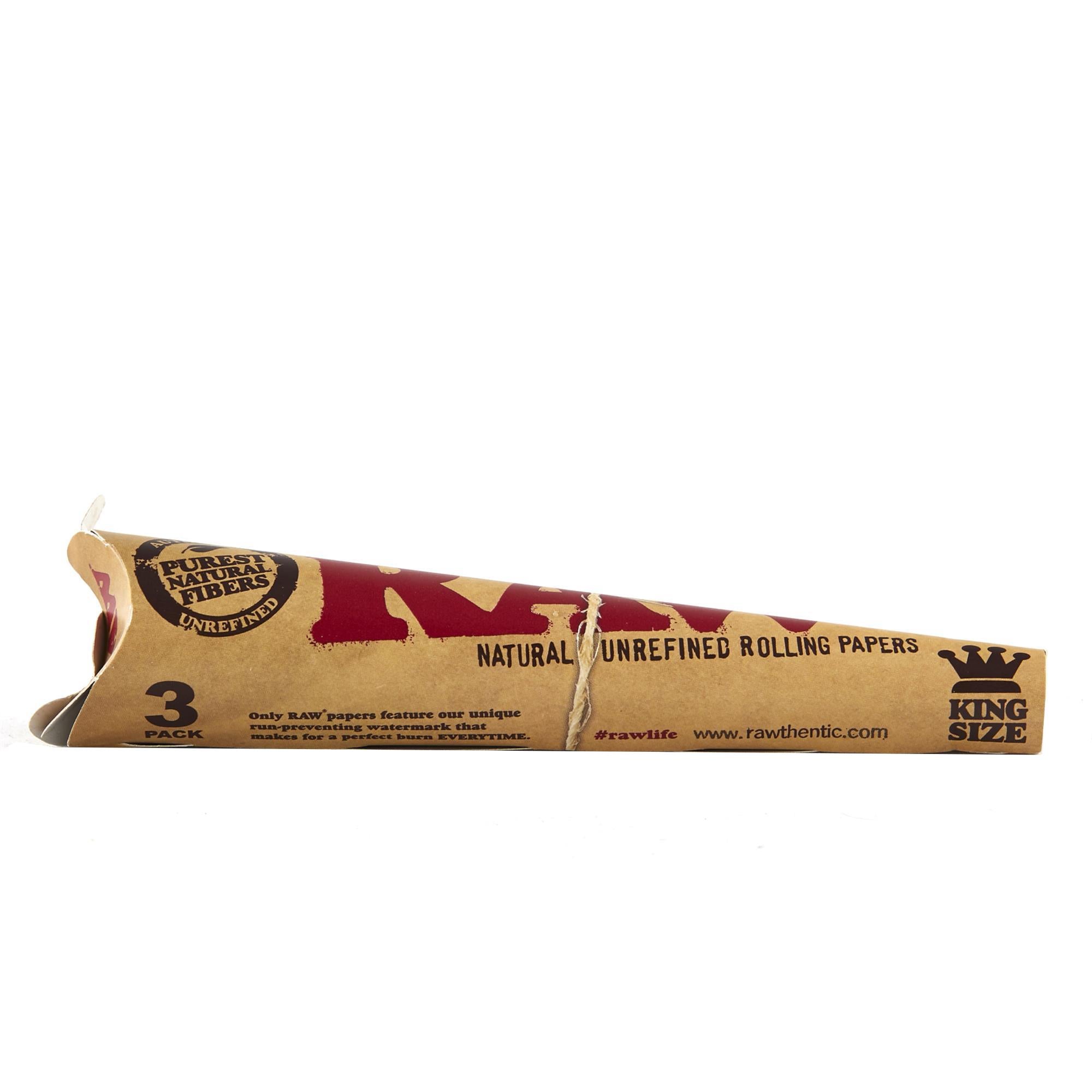 Raw King Size Cones (3pk)