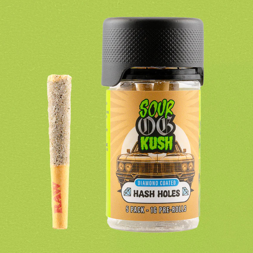 Diamond Coated Hash Hole Mini Pre-Roll 5pk